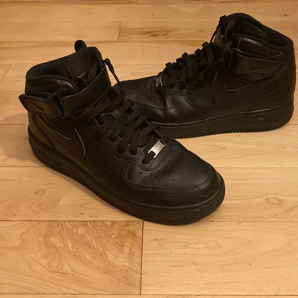 Nike black Air Force High